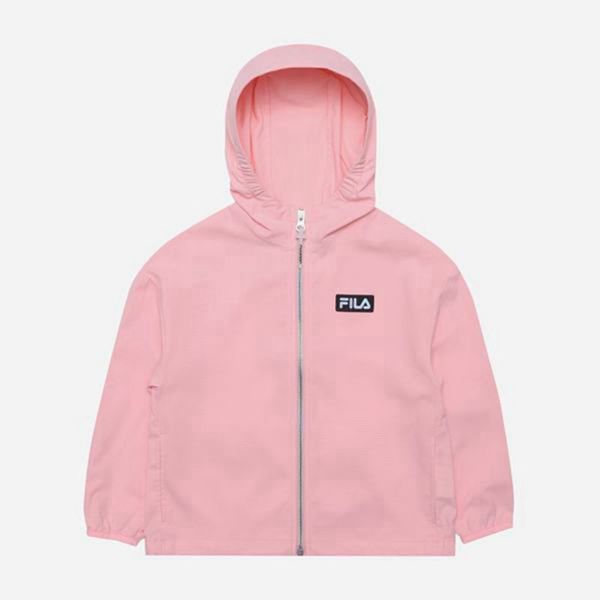 Fila Prism Hooded Mesh Boy's Jackets - Pink,NZ 460-94830